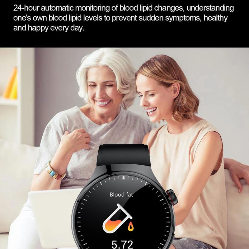 2025 Neue Präzise Blutfette Harnsäure Smartwatch Für Männer EKG+PPG Uhr Outdoor Sport Bluetooth Anruf Gesundheit Smartwatches