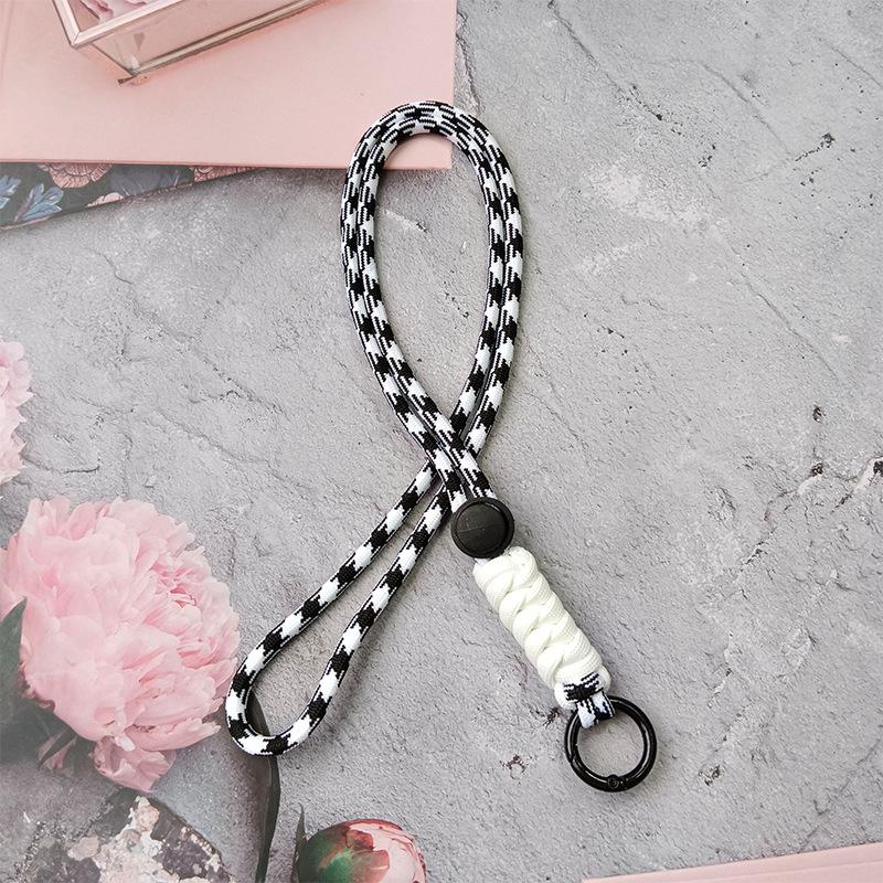 

Креативний плетений шнурок для мобільного телефону та ID-картки - 46 см Тримач для брелока