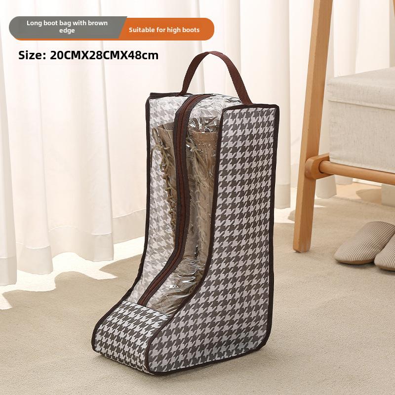 Travel Shoe Bags, Waterproof Dustproof Shoe Storage Bags with Handles, Clear Shoe Organizer for Boots and Shoes