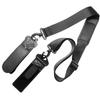 Adjustable Leather Hand-Held Ski & Snowboard Bindings with Straps