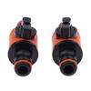 1Pc 16Mm Equal Garden Hose Shut Off Valve Fitting Plastic Tubing Tap Adapter Quick Joint For Watering Irrigation Car Wash