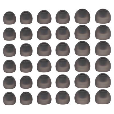 36 ks Silikónové koncovky do uší Mäkké Ľahké Náhradné Štuple do uší pre vnútorný otvor od 4,5 mm do 6,0 mm