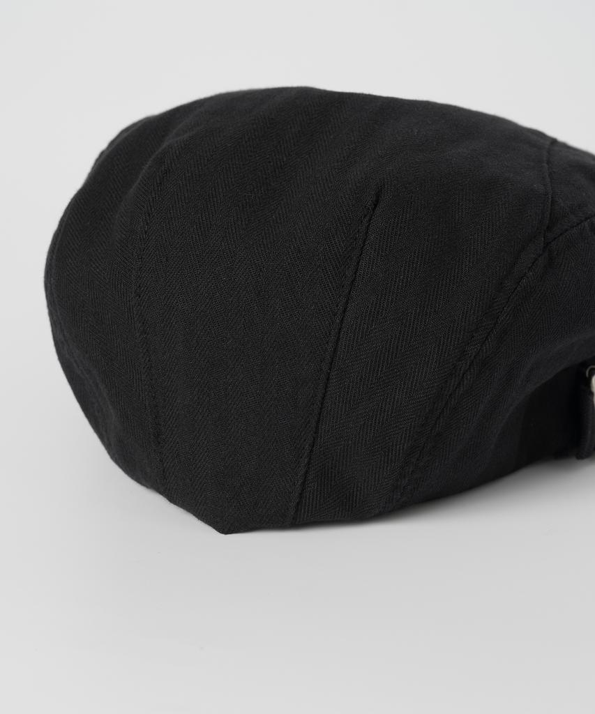 MILLO WOMEN Herringbone Hunting Cap [Black]
