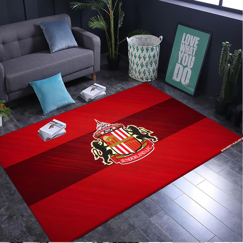 1PC rug Sunderland football Carpet, Chair Rug,Area Rug for Office Bedroom living rooms bedroom, Doormat decor Christmas fan gifts