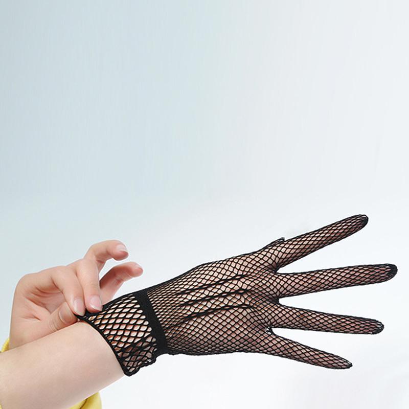 Women Mittens Mesh Fishnet Gloves Driving Gloves Lace Bow Gloves Bride Gloves Gloves