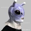 Masque en Latex Alien Accessoires de Costume Fête d'Halloween Couvre-chef Drôle Effrayant Cosplay