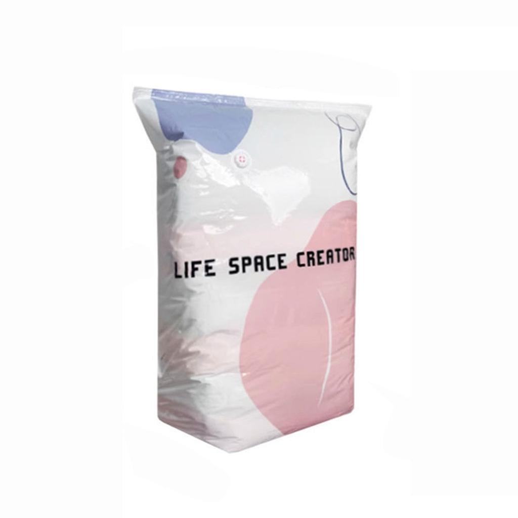 Vacuum Compression Storage Bag No Pump Required for Clothes Bedding and Quilt Organization Reusable Space Saving Bag for Home Travel