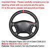 Hand Sewing Car Steering Wheel Cover For Mitsubishi Pajero 2007-2014 Galant 2012