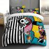 Scary Skull Duvet Cover Skull Background Theme Duvet Cover Suitable For Children Kids And Adults Soft Comfortable And Breathable