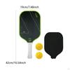 Carbon Fiber Pickleball Paddle Racquet for Outdoor Sports Men Women Exercise Rose Red