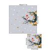 Christmas Wall Stickers Double Side Static Sticker Santa Claus Deer Xmas Tree Window Room Snowflakes Decor Sticker New Year 2022