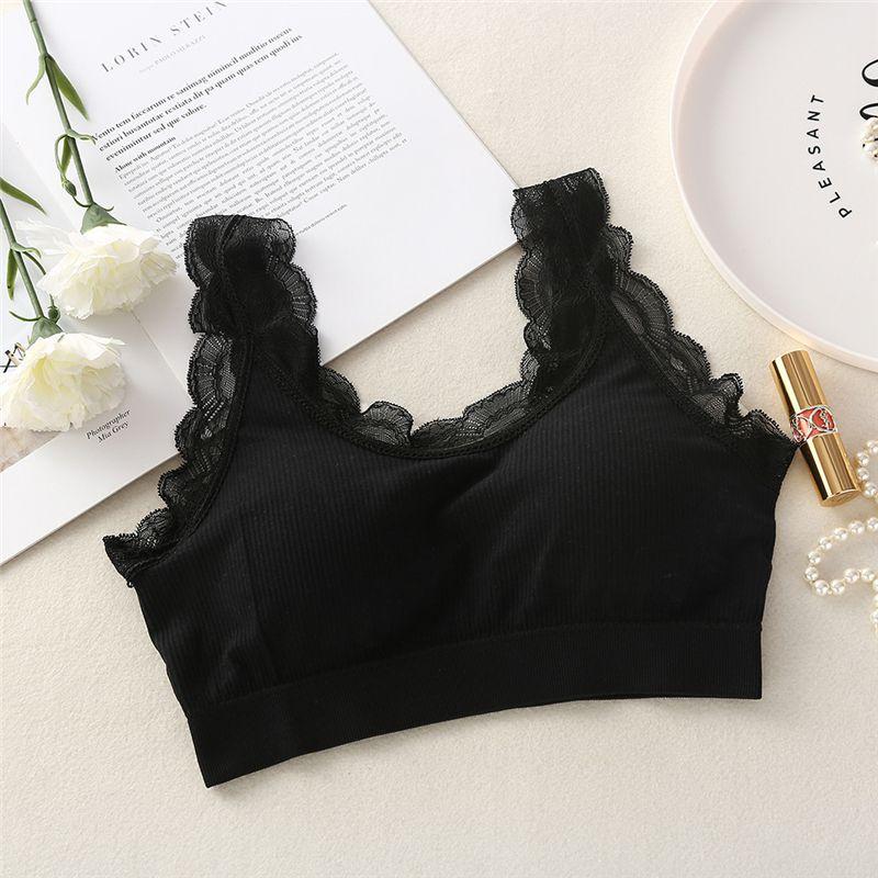 Sexy Spitzen-Yoga-Sport-BH für Damen mit atmungsaktiver Push-Up-Wickelbrust und schönem Rücken-Design