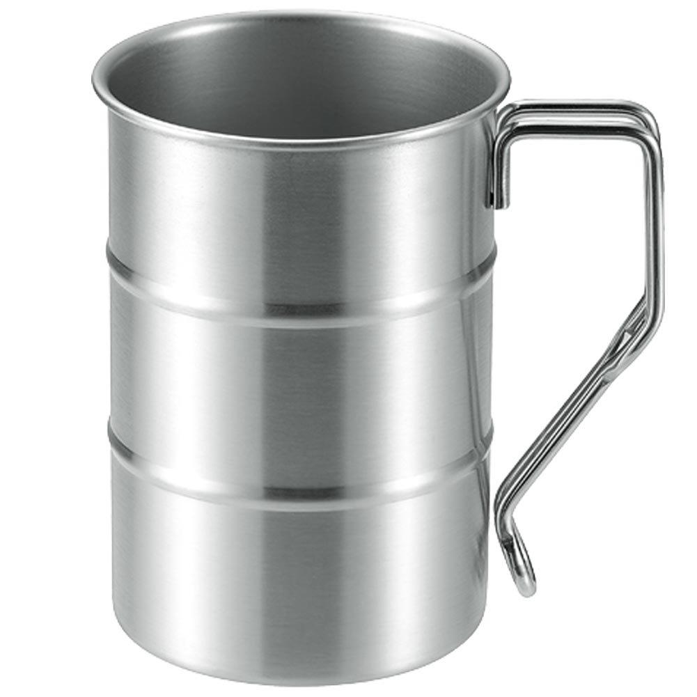 Nagao Drum Can Stainless Made in Japan Mug, 18-8 Steel,