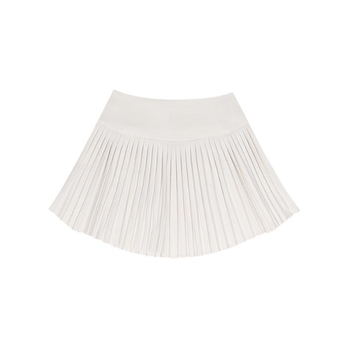 

Женская белая плиссированная юбка А-силуэта — коллекция Лето 2024 Medium белый