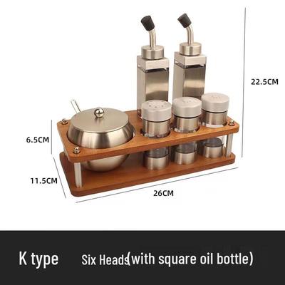 Chuishan Sea 304 Stainless Steel Seasoning Jar Set