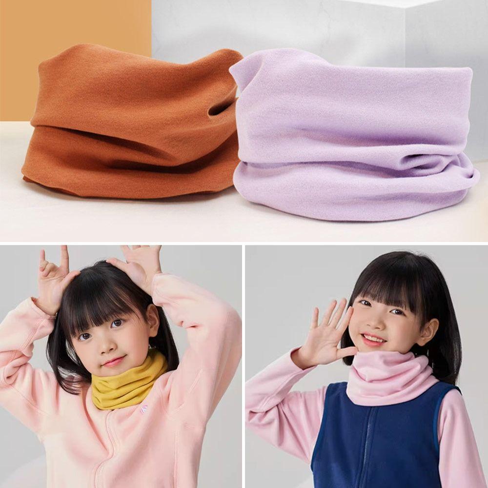 1-12 Years Old Elastic Kids Winter Scarf Cashmere Children Neck Warmer for Baby Boys Girls