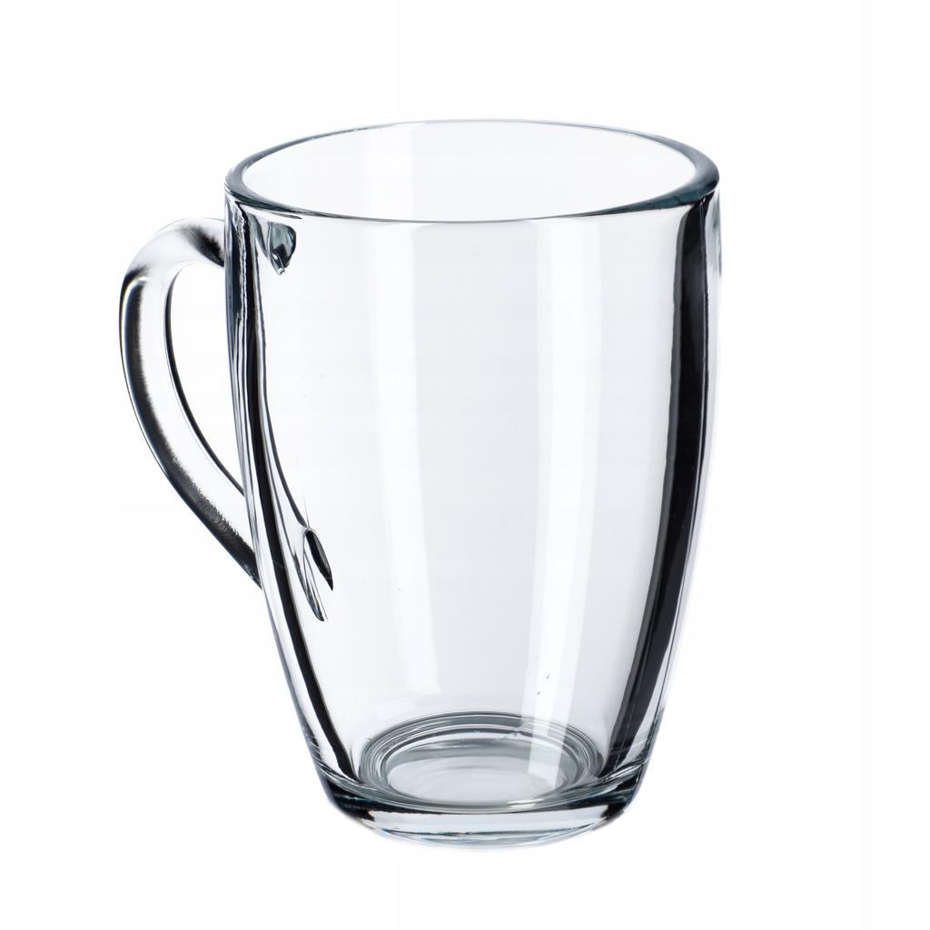 KADAX Szklanki 350ml Zestaw Do Herbaty Kawy Z Uchem