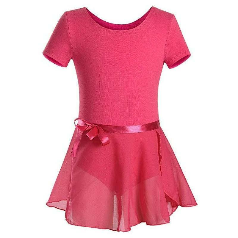 

Children s Ballet Costumes, Girls Spring and Summer Short-sleeved Practice Clothes, Physical Children s Costumes 150 рожевий червоний колір