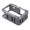 Action Camera Cage Quick Release Metal Protective Frame with Cold Shoe Port 1/4 Inch Threaded Port for Action 5 Pro
