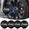 4Pcs 56/60MM Car Wheel Center Hub Caps Logo Cover Accessories For Wrangler Grand Cherokee Compass Renegade Cherokee Gladiator