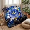 Coperta Morbida in Pile Flanella Portsmouth FC Leggera Accogliente Calda Coperta da Lancio per Divano Letto Decorazione Casa
