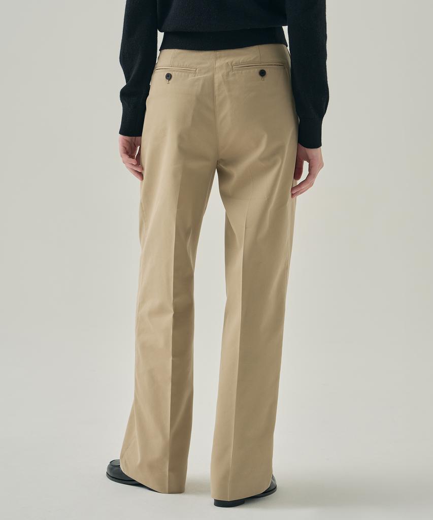 Deuloupisumeon Two-Tuck Wide Chino Pants [White]