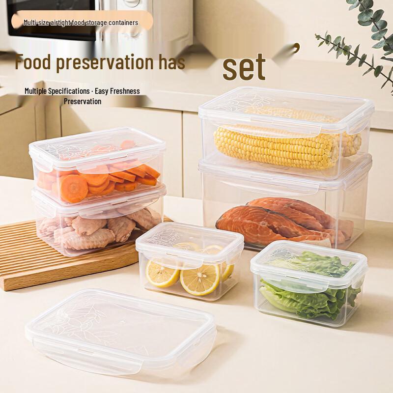 Puye Rectangular Airtight Food Storage Containers