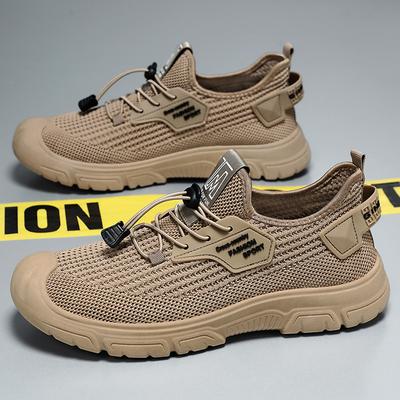 Shoes for Men's New Summer Casual Shoes Breathable Mesh Shoes Not Smelly Feet Fly Woven Shoes Trendy Soft Sole Comfortable Sports Shoes