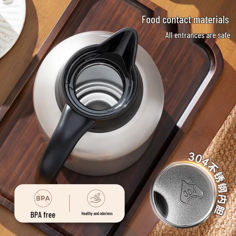 ASD 2.2L 304 Stainless Steel Insulated Water Kettle