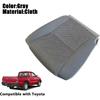 Gray Front Driver Or Passenger Side Bottom Replacement Cloth Seat Cover Compatible With Toyota Tacoma Base Pre-Runner X-Runner 2009 2010 2011 2012