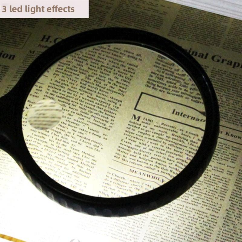 Handheld Magnifying Glass With Led Backlit For Reading Books