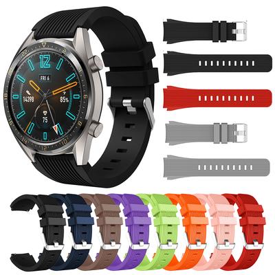 Bracelet de montre 22mm Bracelet en silicone Pour Huawei Watch GT 2 Pro GT3 GT4 46mm Bracelet de montre de remplacement pour Samsung Galaxy Watch 46mm Gear S3