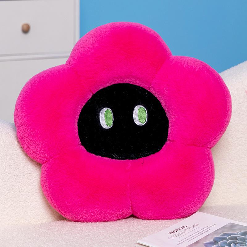 Dopamine Color Flower Cushions with Bright Colors and Sunflower Home Decoration Futon Sofa Bedside Cushions