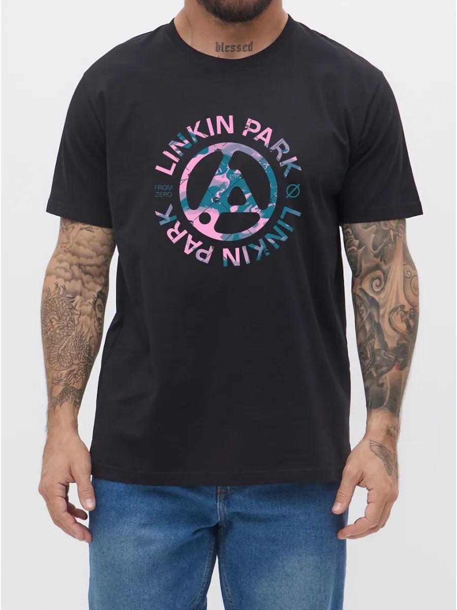 Черная рок-футболка Linkin Park 4XL