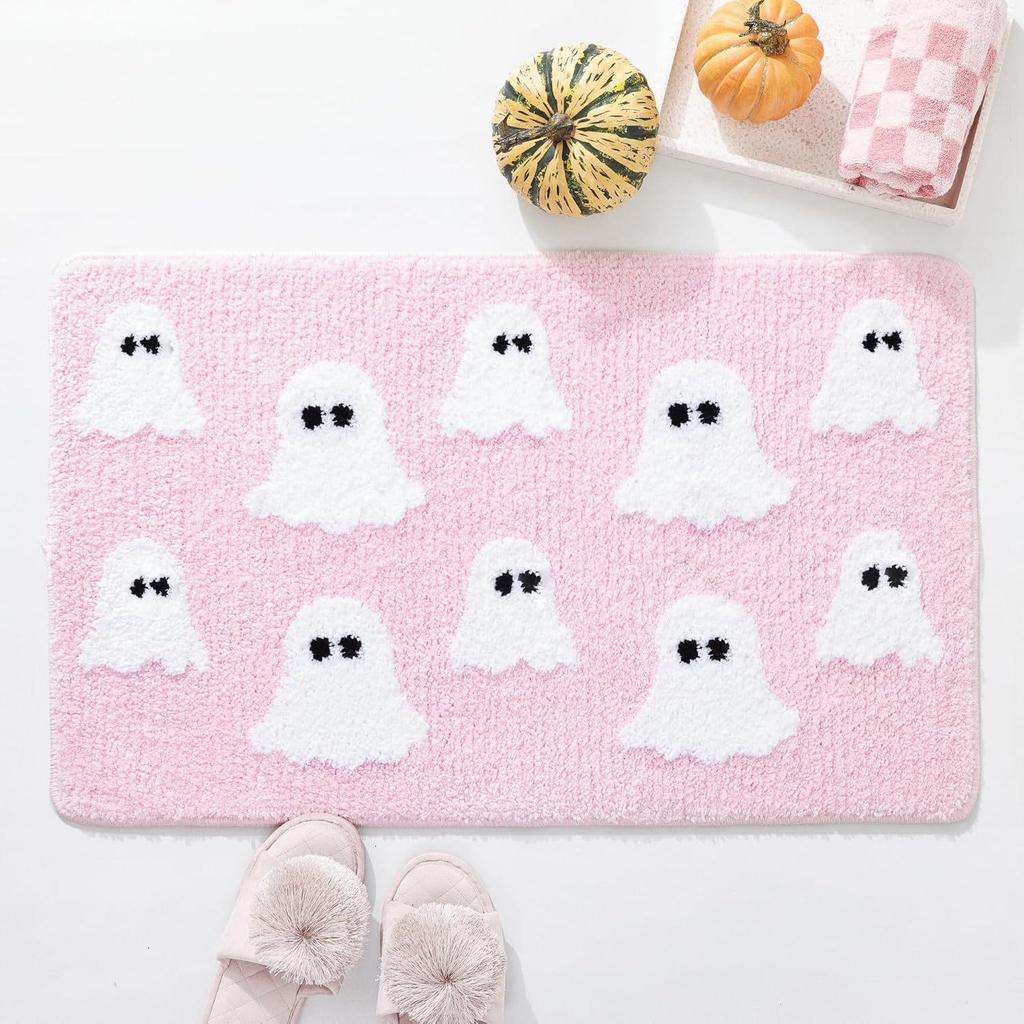 Skin-friendly Halloween Imitation Cashmere Floor Mat - Wear-resistant, Dustproof, Easy To Clean Rug for Bedroom or Bedside