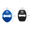 4Pcs Stainless Steel Car Door Lock Cover Case Sticker Accessories For Toyota Corolla Yaris Aygo Prius RAV4 Crown CHR Camry Auris  AA9