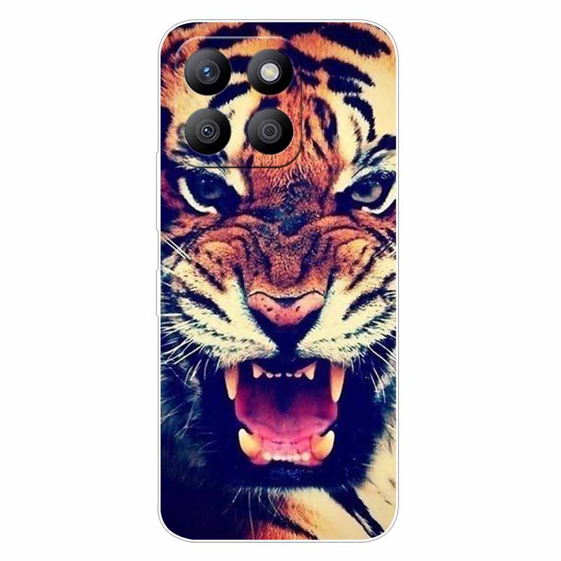 For Honor X8b Case Silicone Soft TPU Fashion Owl Lion Animal Bumper Cover for Huawei Honor X8b Case HonorX8B Shockproof Shells