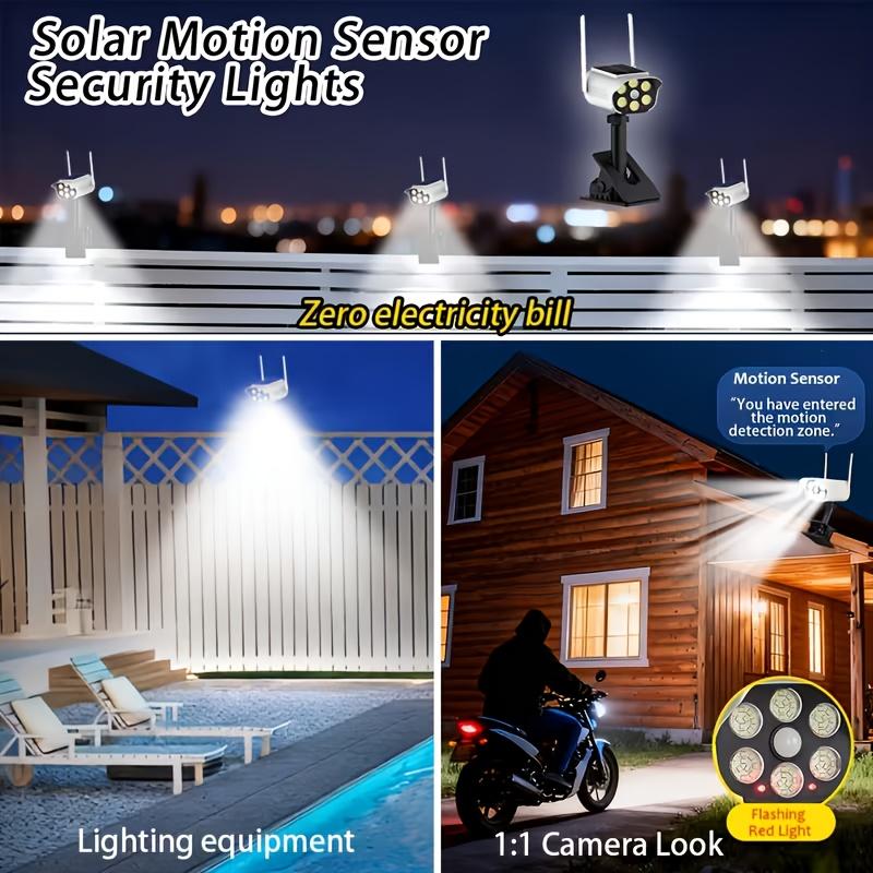 New Clip on Solar Safety Light,Outdoor Lighting,Anti-theft,Courtyard Safety Lighting with Motion Sensor,suitable for Gardens