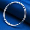 Elegante Bracciale Sottile a Tre Fili in Argento Sterling 925 Minimalista per Donna, alla Moda Accessori per Matrimoni e Feste