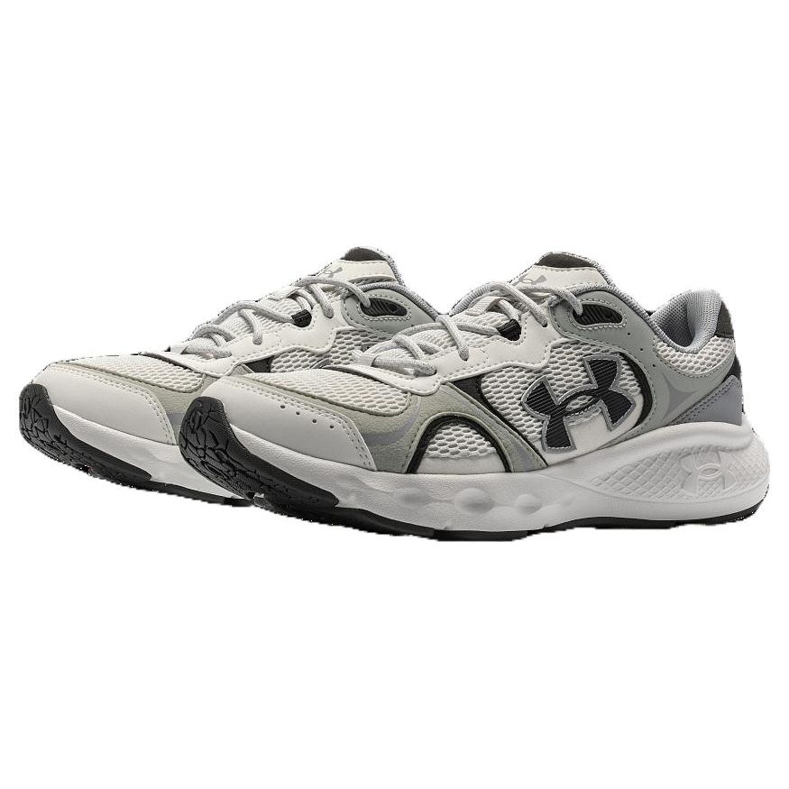 Under Armour Charged Vantage Lux 2 Versatile Comfortable Mid-Top Running Shoes Women Sneaker Beige Black 3028449-300