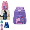 Charming Dual Shoulder Backpack For Kids With Lightweight Nylon Fabric Perfect For School And Play In Fun Colors