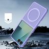 Smoke Case for Samsung Galaxy Z Flip 8, Skin Touch, for MagSafe, Purple