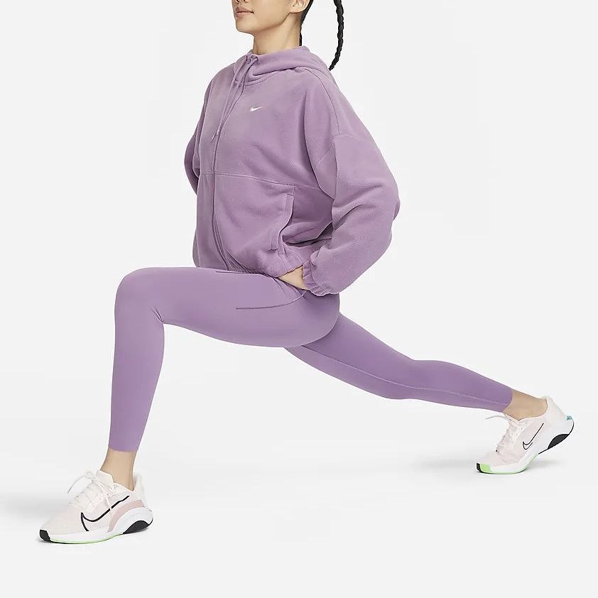 New Nike Therma FIT One Velvet Jackets Women's Dust Purple FB5639-536