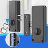 Bohrloses Unsichtbares Smart Lock Für Holztüren Innen Speziell Entwickelt Für Innenholztüren. Nahtloser Innenraum