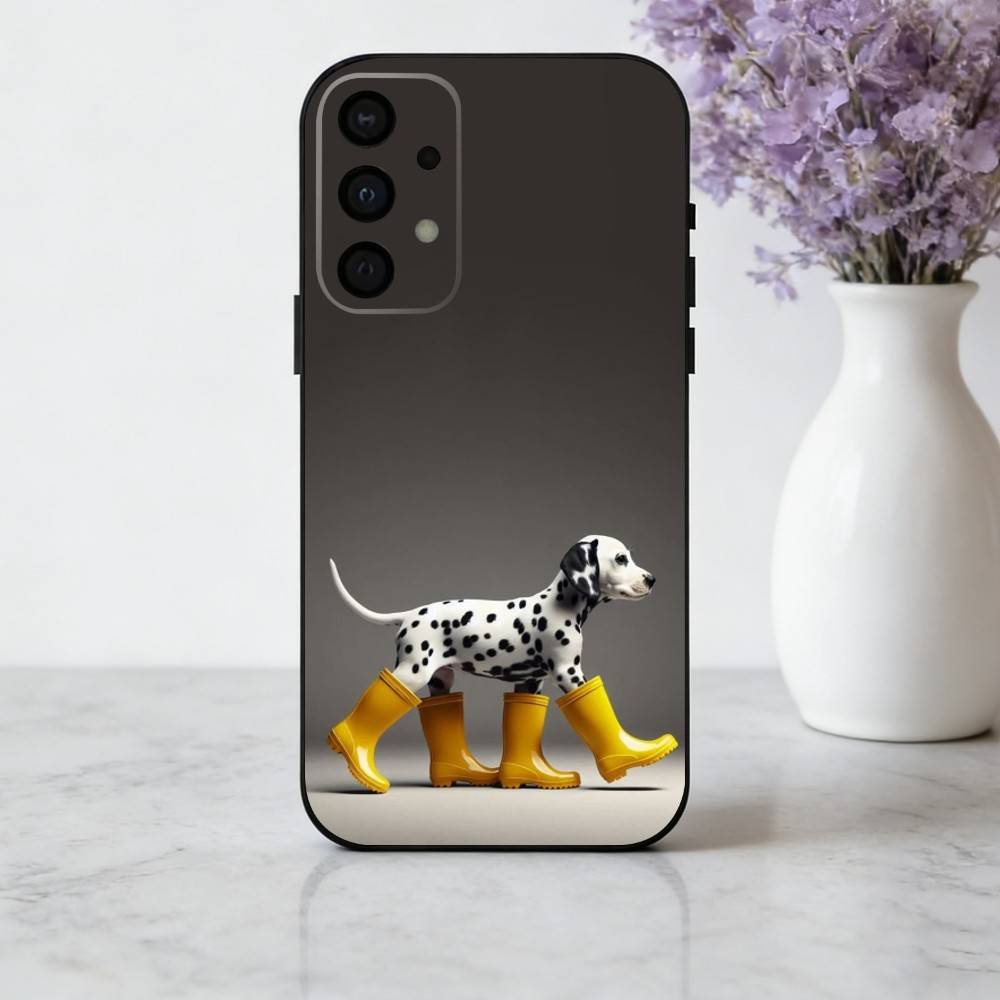 F-Funny Fashion D-Dog Art Phone Case For Samsung Galaxy A73,A72,A71,A70,A53,A52,A51,Soft Silicone Black Cover