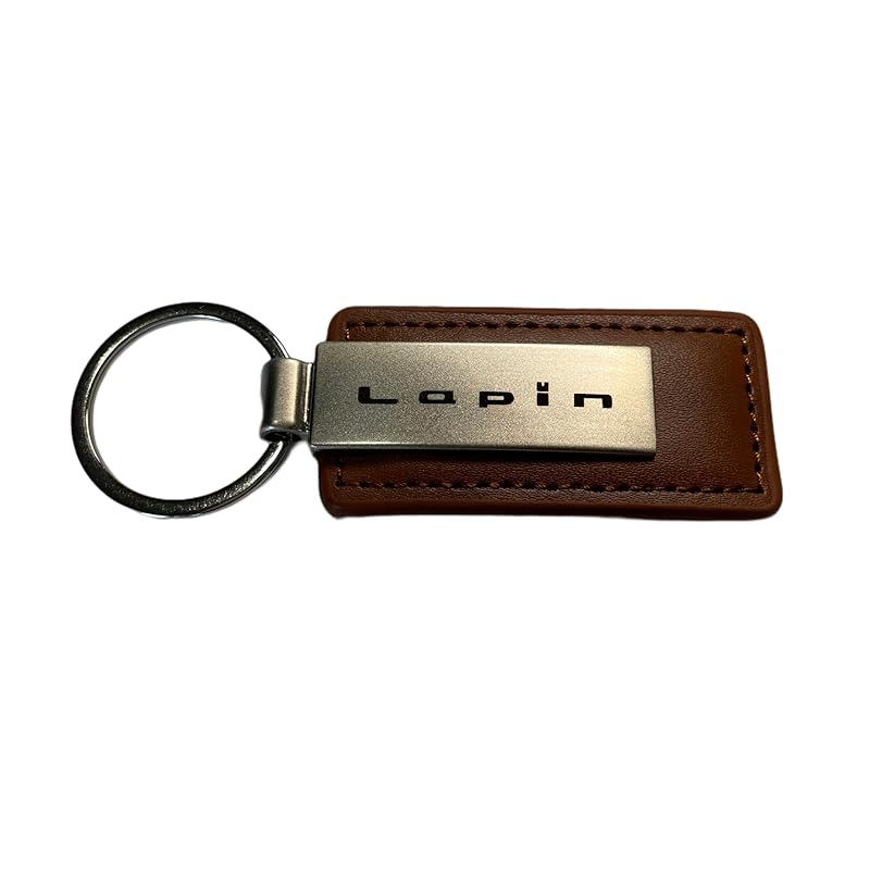 

[Keychain One] Keychain for lapin lapin Lapin lapinLC key chain with logo keychain case (Brown) [product]
