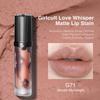 Girlcult Love Whisper Matowy Płynny Szminka Aksamitnie Miękki Matowy Tint do Ust Lekki Nie Wysuszający Długotrwały Wykończenie Soft Focus do Odważnego Codziennego Makijażu Prezent