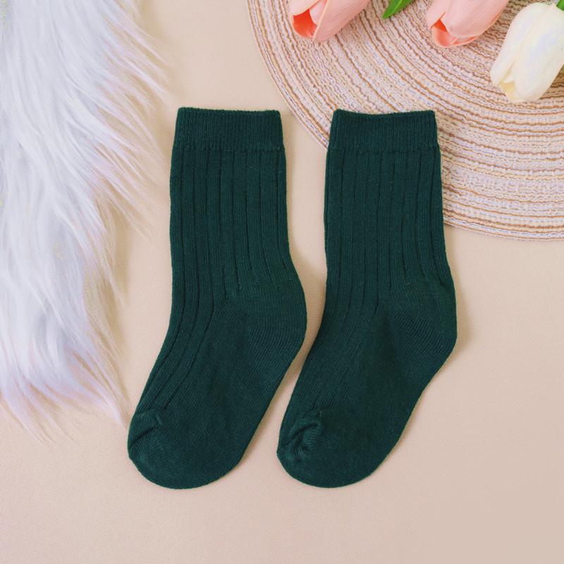 Baby Boys Girls Socks Breathable Toddlers Kids Short Socks Solid Soft Cotton Stripe Infant Princess Cute Socks For 0-8Years