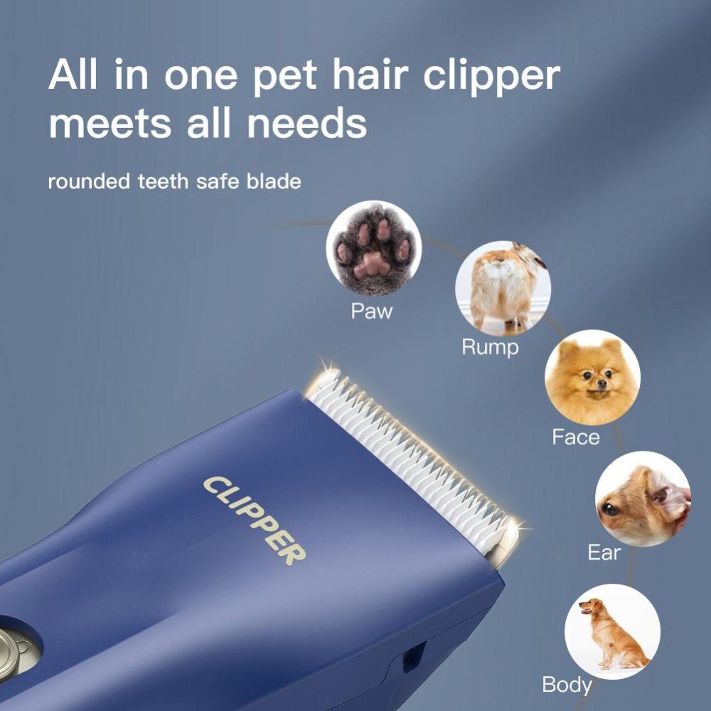 Waterproof Pet Electric Hair Clippers Professional Pet Hair Trimmer for Cats and Dogs