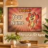 Custom Name DogDay 5D Diamond Painting Personalized Full Drill Diamond Art Kit Gift